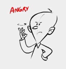 Italian gestures - angry