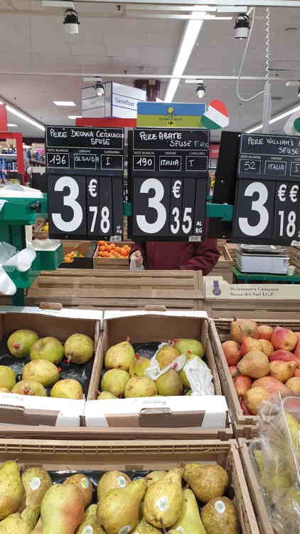 Italian supermarket