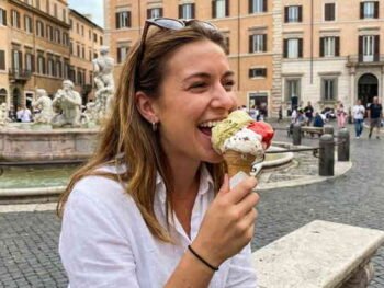 Ordering Gelato in Italy